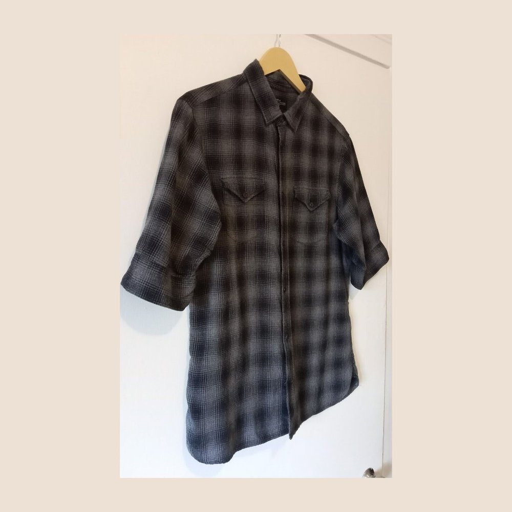 ALL SAINTS - Short sleeve check shirt - Sz. M